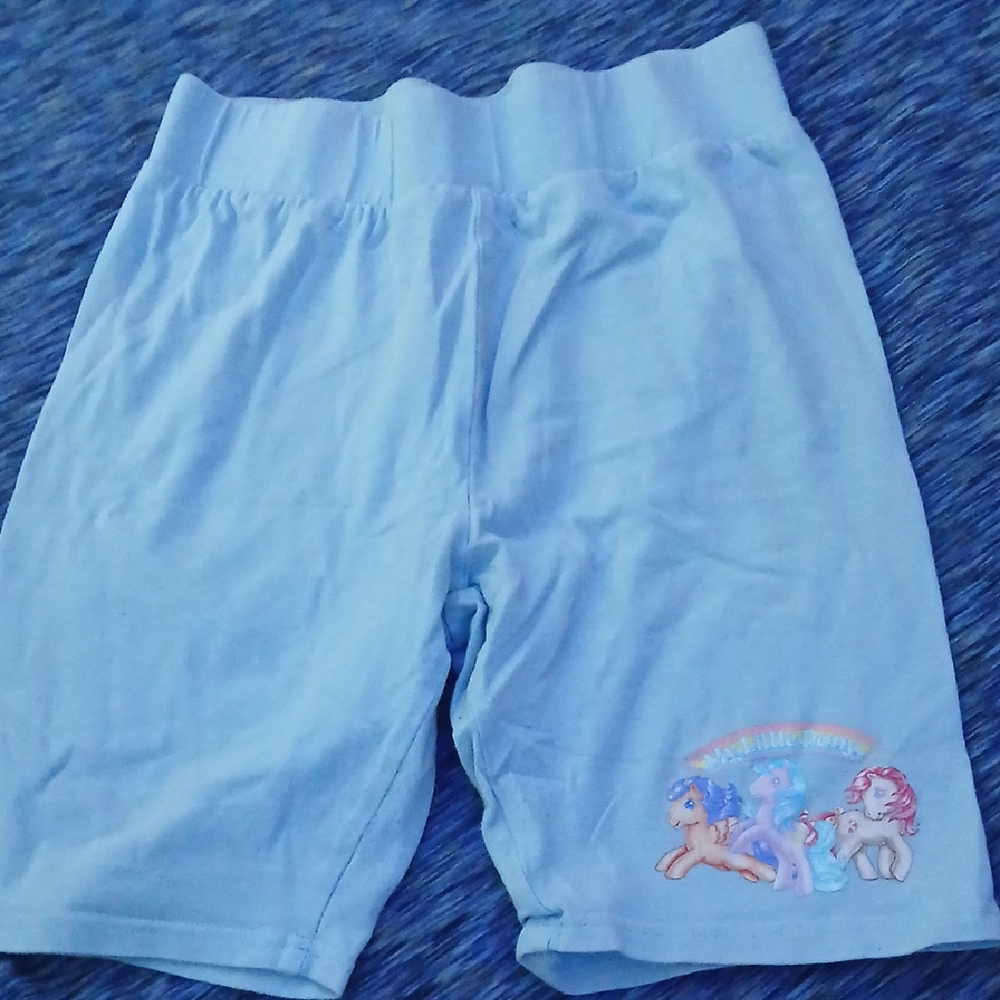 My Little Pony Light Blue Bike Shorts